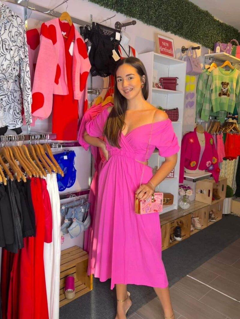 Midi Pink Dress