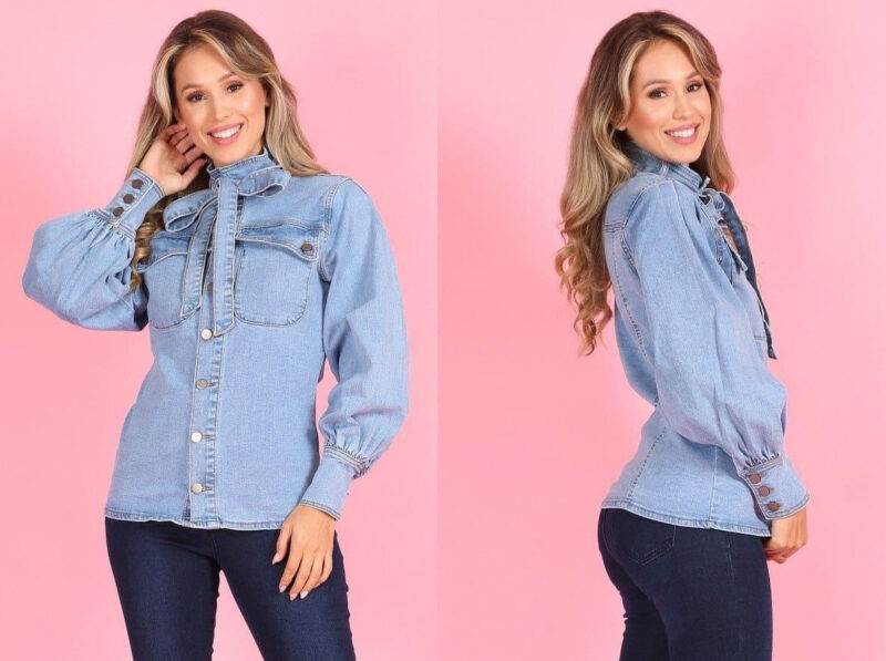 Blusa Denim Clara