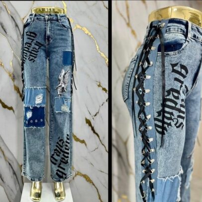 Denim Grafitti Pant