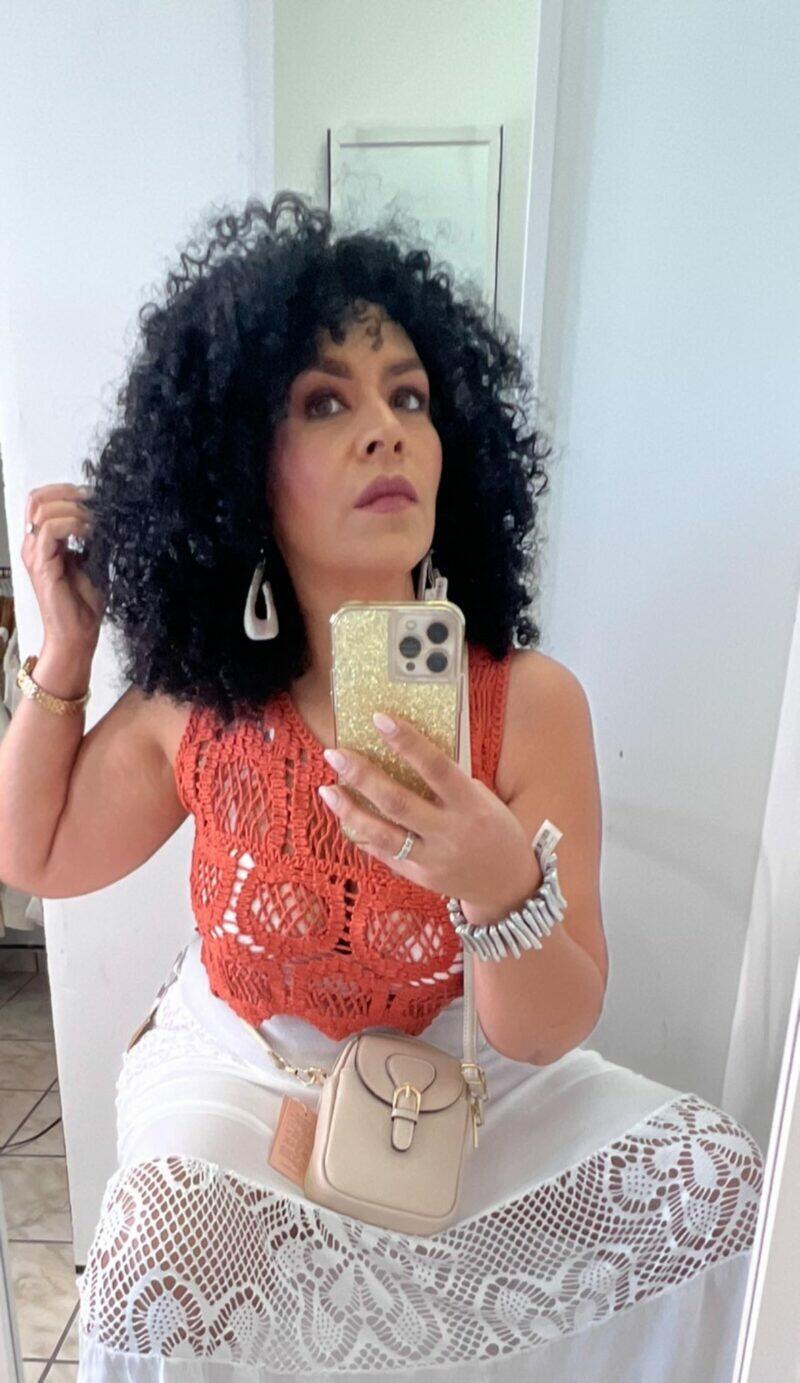 White cotton Italian Skirt